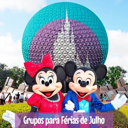 Grupos de Excursões para Disney na Férias de Julho - Orlando, Nova York e Europa